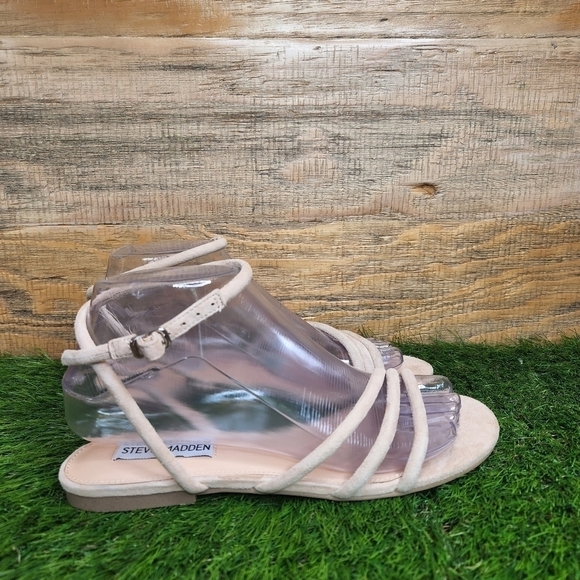 New Nude Jammin Suede Sandal SZ 6.5 - Picture 3 of 10